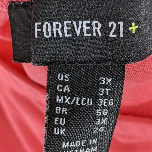 Forever 21 Size 3x Salmon Colored Leotard - Picture 3 of 9